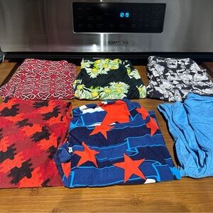 LuLaRoe Women's Leggings - Red, Black, Blue, Green, Yellow